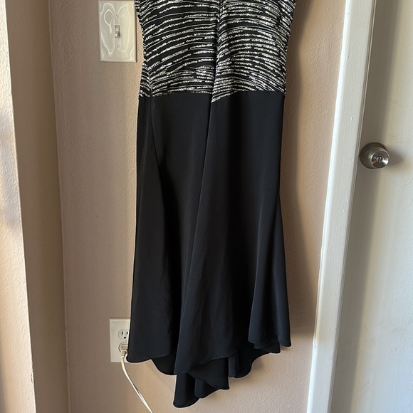 Vintage NEW LEAF BY SAMIR Sheer Glitter Sleeveless Dress - Picture 7 of 9